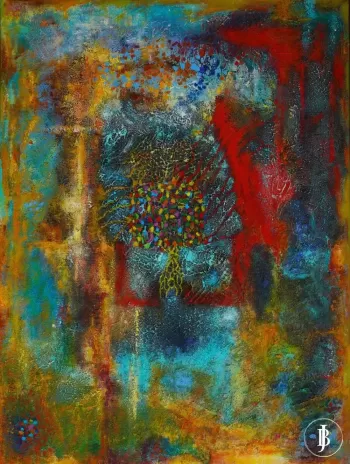 Explosion of Colors: Abstraction by Bozena Jastrzebska