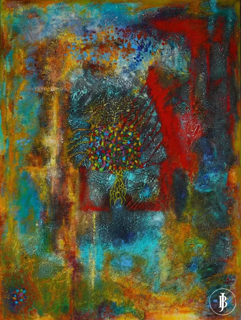 Explosion of Colors: Abstraction by Bozena Jastrzebska