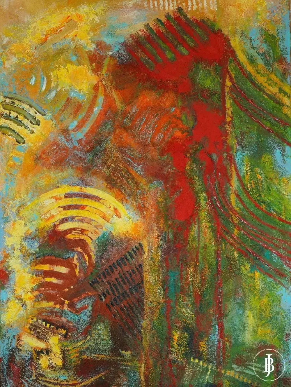 Explosion of Colors: Abstraction by Bozena Jastrzebska