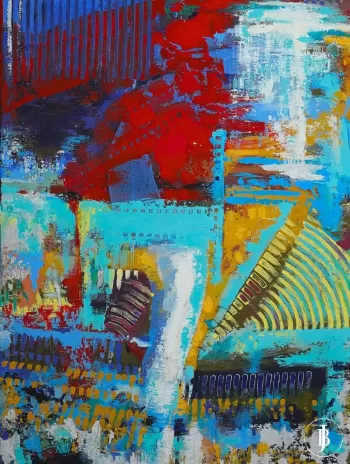 Explosion of Colors: Abstraction by Bozena Jastrzebska