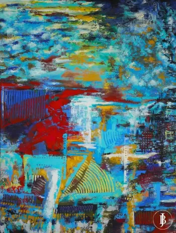 Explosion of Colors: Abstraction by Bozena Jastrzebska