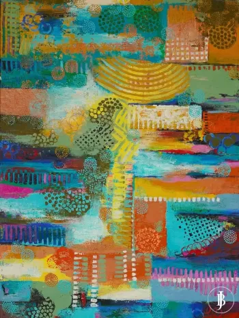 Explosion of Colors: Abstraction by Bozena Jastrzebska
