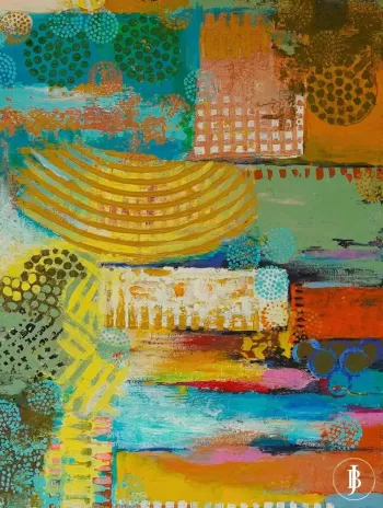 Explosion of Colors: Abstraction by Bozena Jastrzebska