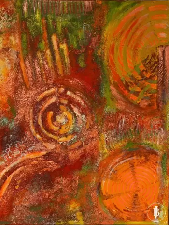 Explosion of Colors: Abstraction by Bozena Jastrzebska