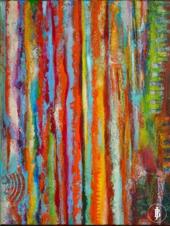 Explosion of Colors: Abstraction by Bozena Jastrzebska