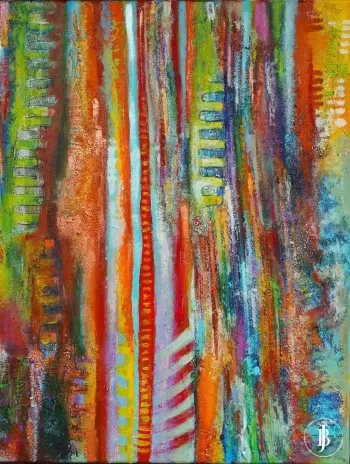 Explosion of Colors: Abstraction by Bozena Jastrzebska