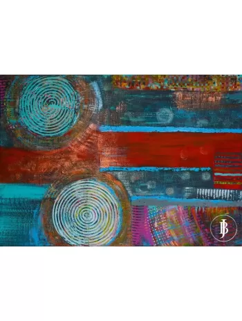 Explosion of Colors: Abstraction by Bozena Jastrzebska