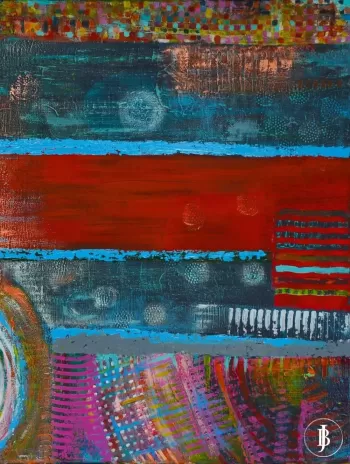 Explosion of Colors: Abstraction by Bozena Jastrzebska