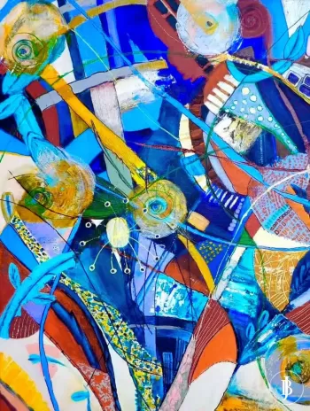 Explosion of Colors: Abstraction by Bozena Jastrzebska