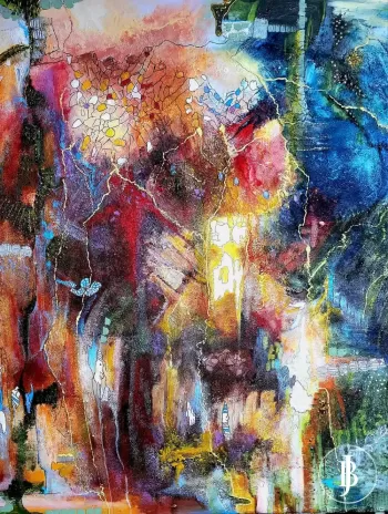 Explosion of Colors: Abstraction by Bozena Jastrzebska