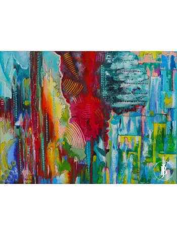 Explosion of Colors: Abstraction by Bozena Jastrzebska